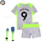 Manchester City HAALAND 9 Third 25 26 Kids Football Kit