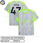 Manchester City Third Men Football Shirt 25_26-overview-FODEN 47