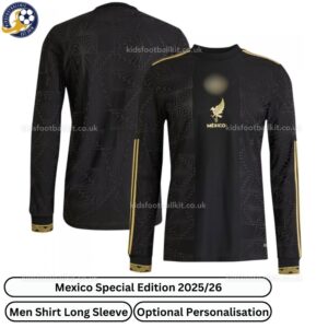 Mexico Gold Special Edition Men Football Shirt 25_26 -over view