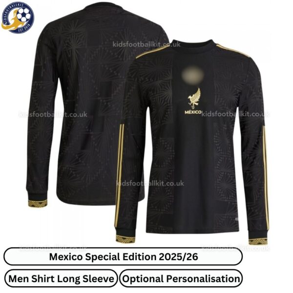 Mexico Gold Special Edition Men Football Shirt 25_26 -over view