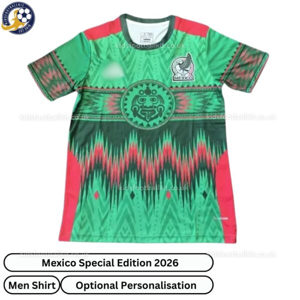 Mexico Special Edition Men Football Shirt 2026 - front view - Green