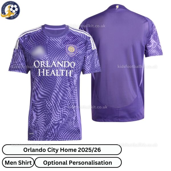 Orlando City Home Men Football shirt 25_26-over view