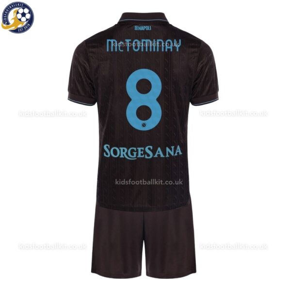 SSC Napoli MCTOMINAY 8 Third 25 26 Kids Football Kit