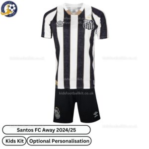 Santos FC Away Kids Football Kit 2024_25 (No Socks)
