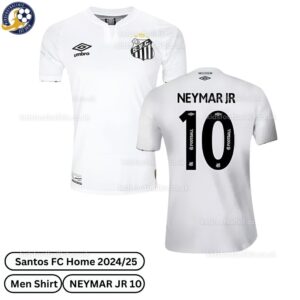 Santos FC Home Men Football Shirt 2024/25 - NEYMAR JR 10