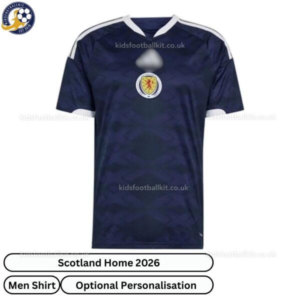 Scotland Home Men Football Shirt 2026 - front view