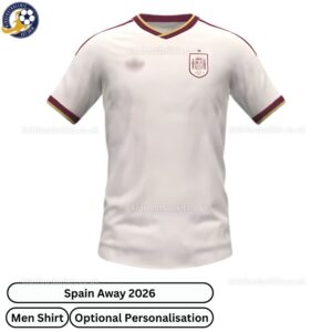 Spain 2026 World Cup Away Men Football Shirt 25_26-front view