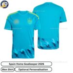 Spain Home Goalkeeper Men Football Shirt 2026-front view