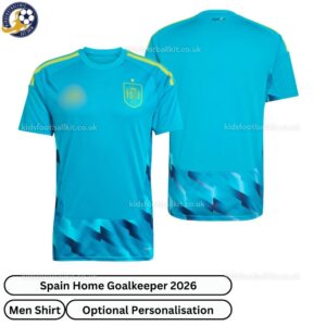 Spain Home Goalkeeper Men Football Shirt 2026-front view