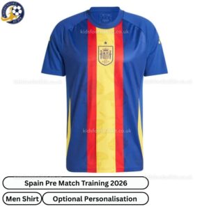 Spain Pre Match Training Men Football Shirt 2026 - front view