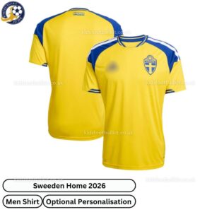 Sweeden Home Men Football Shirt 2026 -over view
