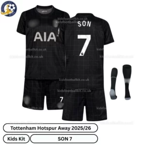 kfk_Tottenham-Hotspur-Away-Kids-Football-Kit-2025_26-–-SON-7-over-view-with-socks-r