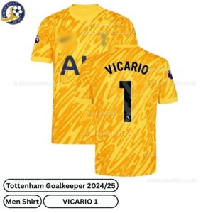 kfk_Tottenham Hotspur Goalkeeper Men Football Shirt 2024_25 – VICARIO 1