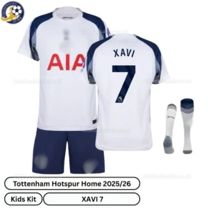kfk_Tottenham-Hotspur-Home-Kids-Football-Kit-2025_26-XAVI-7-over-view-with-socks-r