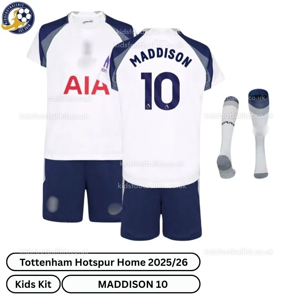 Maddison 10 Football Shirts & Kits | Birthday Gift for Kids