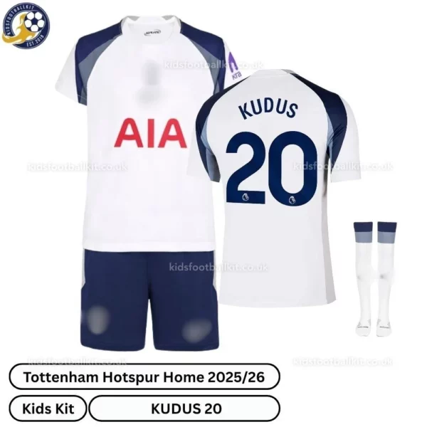 kfk_Tottenham-Hotspur-Home-Kids-Football-Kit-25_26-KUDUS-20-overview-with-socks-r