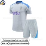 kfk_Tottenham Hotspur Training Kids Football Kit 2024_25 (No Socks) – Light Gray
