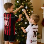 AC Milan home & away Kids Football Kit 25_26 - RAFA LEÃO 10-image