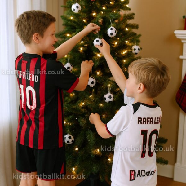 AC Milan home & away Kids Football Kit 25_26 - RAFA LEÃO 10-image
