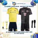 Al Nassr home & Inter Miami away Kids Football Kit 25_26 - birthday