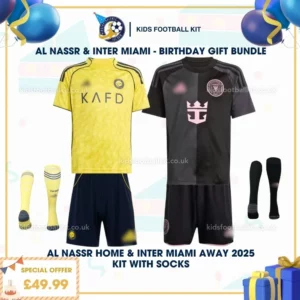 Al Nassr home & Inter Miami away Kids Football Kit 25_26 - birthday