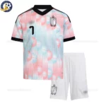 Belgium Away Kids Kit 2026-DE BRUYNE 7-front view
