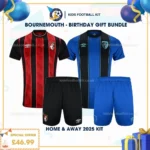 Bournemouth home & away kid kit 25_26 - birthday