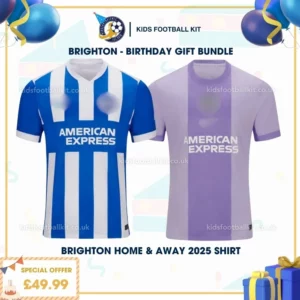 Brighton Home & Away Men Football Shirt 25_26 - birthday