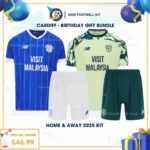 Cardiff home & away Kids Football Kit 25_26 - birthday