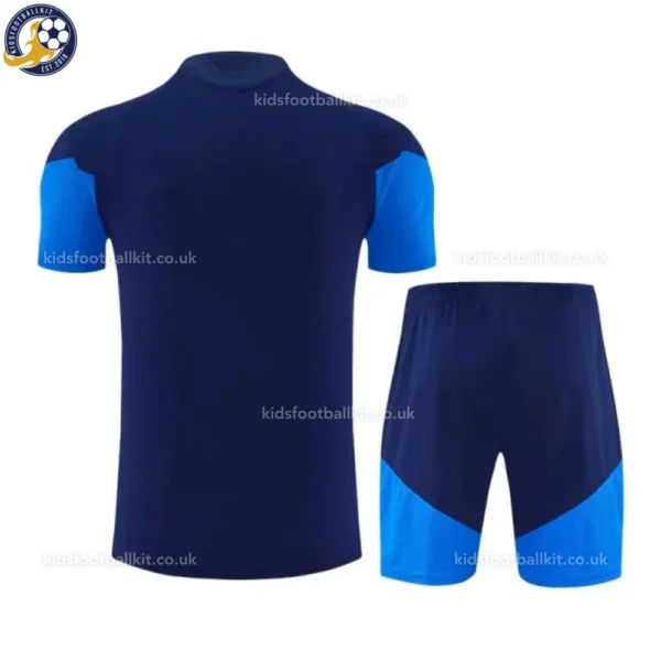 Colombia Training Kids Kit 2026-back view-royal blue