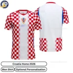 Croatia Home Men Shirt 2026-over view
