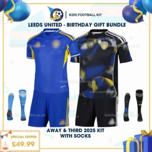 Leeds united away & third kid kit 25_26 - birthday