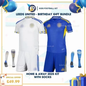 Leeds united home & away kid kit 25_26 - birthday