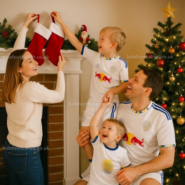 Leeds united home men shirt & kids kit 25_26-image