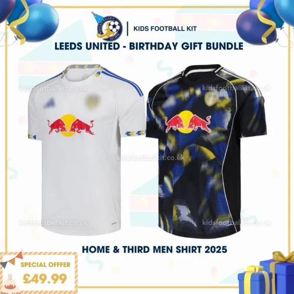 Leeds united home & third men shirt 25_26 - birthday
