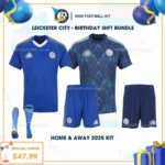 Leicester City home & away Kids Football Kit 25_26 - birthday