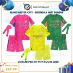Manchester city goalkeeper kit with socks 2025 - birthday