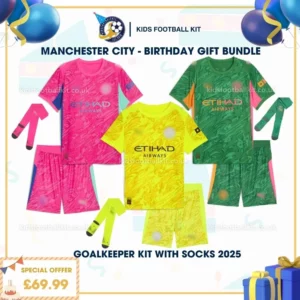 Manchester city goalkeeper kit with socks 2025 - birthday