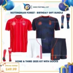 Nottingham Forest Home & Third Kids Football Kit 25_26 - birthday