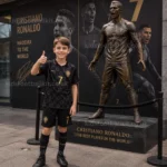 Portugal World Cup 2026 Black Panther Edition Kids Football Kit - RONALDO 7 (With Socks)