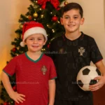 Portugal World Cup Home and Away Kids Football Kit 2026-image