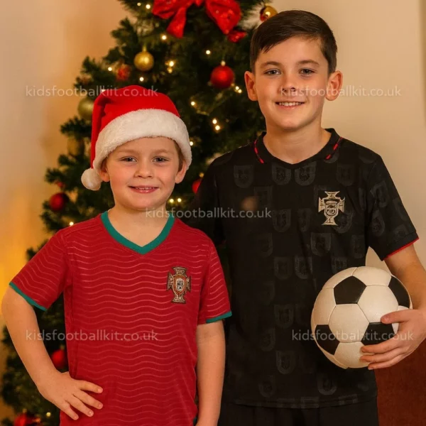 Portugal World Cup Home and Away Kids Football Kit 2026-image