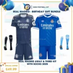 Real Madrid Away & Third Kids Kit 25_26 - birthday