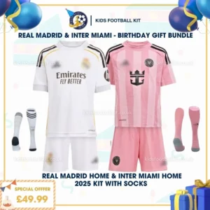 Real Madrid home & Inter Miami home kid kit 25_26 - birthday