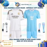 Real Madrid home & Inter Miami third kid kit 25_26 - birthday