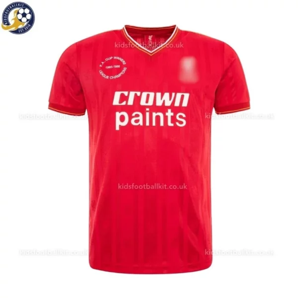 Retro l-p Double Winners Home Men Football Shirt 1985_86