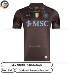 SSC Napoli Third Men Football Shirt 25_26-front view