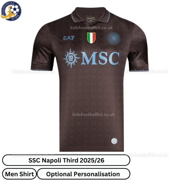 SSC Napoli Third Men Football Shirt 25_26-front view