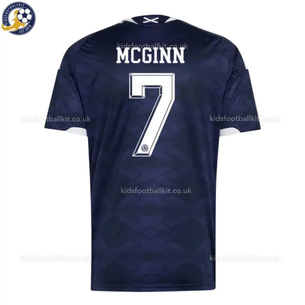 Scotland Home 2026 Men Shirt-MCGINN 7 -back view