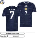 Scotland Home 2026 Men Shirt-MCGINN 7 -over view